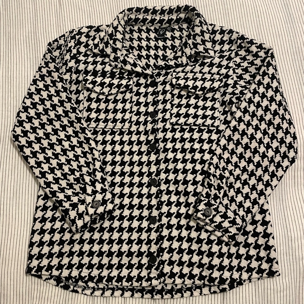 Windsor Black and White Houndstooth jacket